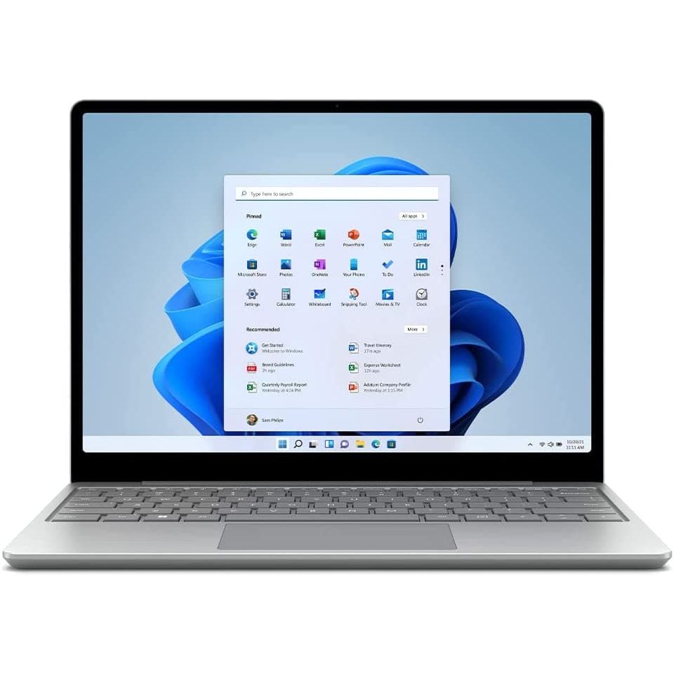 Microsoft Surface Laptop Go 2, Intel Core i5-1135G7 - 8GB RAM - 256GB SSD, Ultra-Thin 12.4” Touchscreen Laptop - Platinum - Windows 11 Home - 2022 model - Gadcet.com